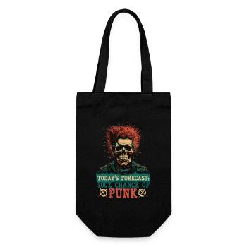 Punk For A Day - Gift Bag for Bottles - black - Front