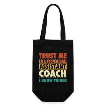 Entraîneur adjoint professionnel Humour de tennis - Sac à bouteille - noir - Devant