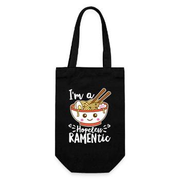 Hoffnungslose Ramen-Ramen-Bowl - Geschenkbeutel für Flaschen - Schwarz - Vorne