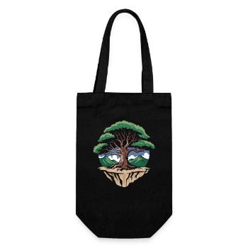 Paysage du cercle de l’île Tree - Sac à bouteille - noir - Devant