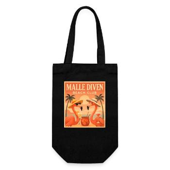 Malle Diven Beach Club Flamingo Mallorca Party - Sac à bouteille - noir - Devant