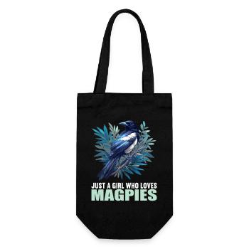 Magpies Magpie - Gift Bag for Bottles - black - Front