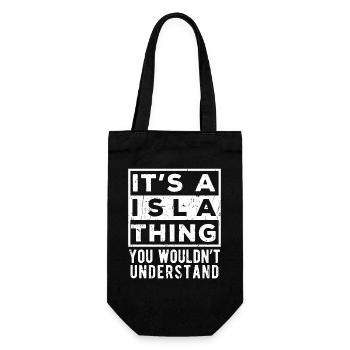 It’s A Isla Thing You Wouldn’t Understand - Gift Bag for Bottles - black - Front