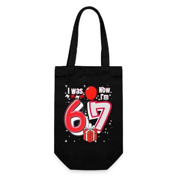 I was 6 Now Im 7 Birthday Shirt Kids 7 Birthday - Sac à bouteille - noir - Devant