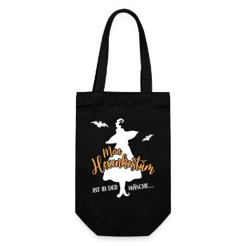 MEIN HEXENKOSTÜM IST IN DER WÄSCHE Halloween - Geschenkbeutel für Flaschen - Schwarz - Vorne