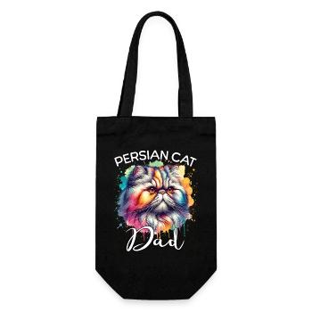 Persian Cat Dad - Gift Bag for Bottles - black - Front