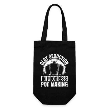 Pottery Artists Clay Seduction Pottery - Gift Bag for Bottles - black - Front