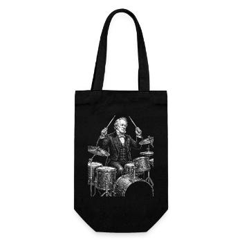 James Buchanan joue de la batterie - Sac à bouteille - noir - Devant