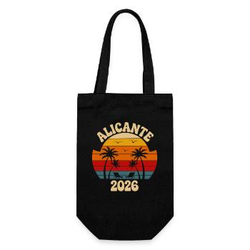 Ambiances de plage au coucher de soleil d’Alicante 2026 - Sac à bouteille - noir - Devant