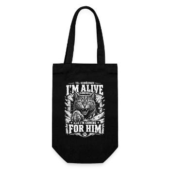 Chemise Schrödinger Chat Vivant - Sac à bouteille - noir - Devant