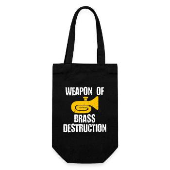Brass Destruction: Weapon of Brass - Gift Bag for Bottles - black - Front