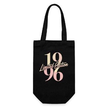 1996 Limited Edition Birthday - Gift Bag for Bottles - black - Front