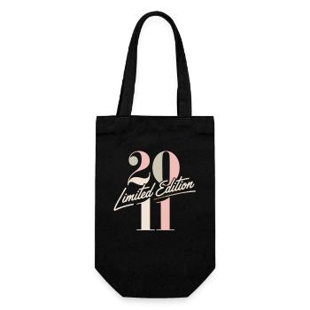 Limited Edition 2011 Geburtstag - Geschenkbeutel für Flaschen - Schwarz - Vorne