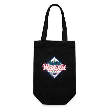Phoenix en Arizona, États-Unis, Souvenir - Sac à bouteille - noir - Devant