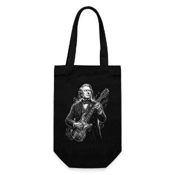 Millard Fillmore jouant de la guitare - Sac à bouteille - noir - Devant