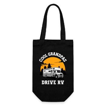 La vie de grand-père cool en camping-car - Sac à bouteille - noir - Devant