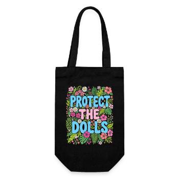 LGBTQ Pride Month - Protect the Dolls - Gift Bag for Bottles - black - Front