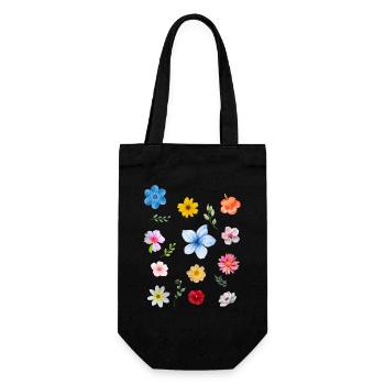 Spring is Coming - Gift Bag for Bottles - black - Front
