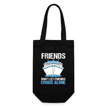 Cruise Ship Cruise - Gift Bag for Bottles - black - Front