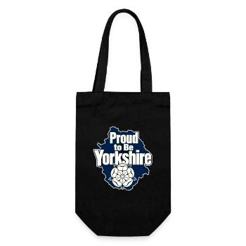 Fier d’être le Yorkshire, fierté du comté de White Rose - Sac à bouteille - noir - Devant