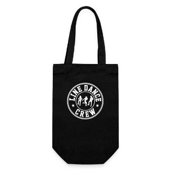 Line Dance Line Dancing Line Dancer Gifts - Gift Bag for Bottles - black - Front