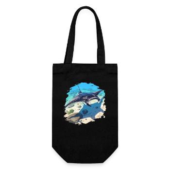 Rays Manta Rays - Gift Bag for Bottles - black - Front