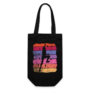 Boulderer Boulder Bouldering - Gift Bag for Bottles - black - Front