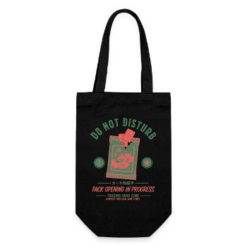 Do Not Disturb Pack Opening In Progress Trading - Gift Bag for Bottles - black - Front