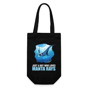 Rays Manta Rays - Gift Bag for Bottles - black - Front