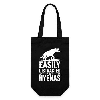 Paroles de la hyène Cadeau drôle de hyène - Sac à bouteille - noir - Devant