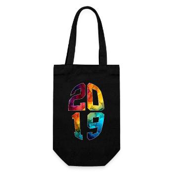 7 YEARS OLD 2019 7TH BIRTHDAY - Gift Bag for Bottles - black - Front