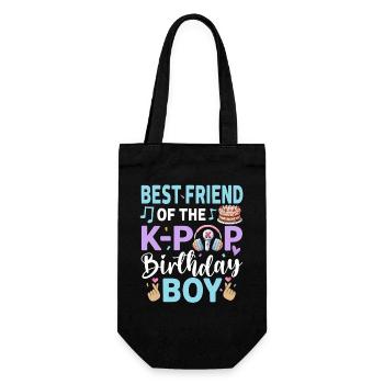 Meilleur ami du garçon anniversaire de la K-Pop - Sac à bouteille - noir - Devant