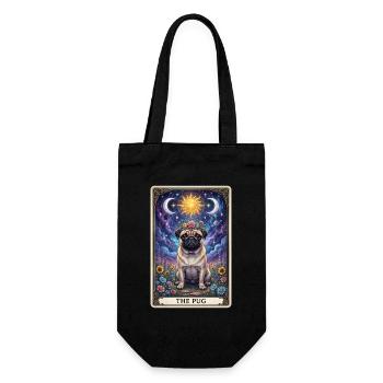Illustration du Tarot Soleil-Lune Carlin - Sac à bouteille - noir - Devant