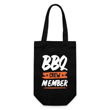Bbq Crew - Gift Bag for Bottles - black - Front