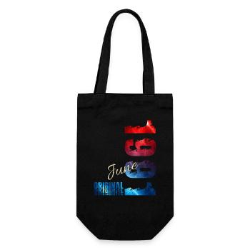 Cadeau du 35e anniversaire Millésime de juin Millésime 1991 - Sac à bouteille - noir - Devant
