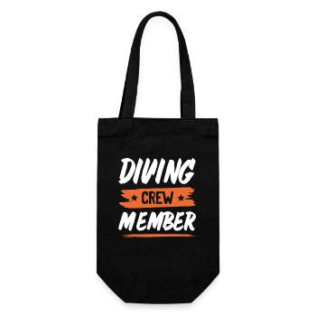 Drinking Crew - Geschenkbeutel für Flaschen - Schwarz - Vorne