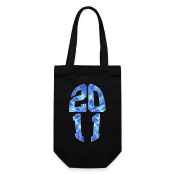 15 JAHRE ALT 2011 15. GEBURTSTAG - Geschenkbeutel für Flaschen - Schwarz - Vorne