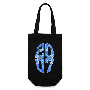 19 YEARS OLD 2007 19TH BIRTHDAY - Gift Bag for Bottles - black - Front