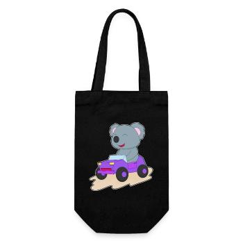 Koala Car - Gift Bag for Bottles - black - Front