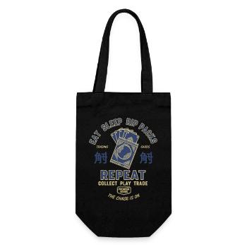 Eat Sleep Rip Packs Trading Cards Repeat - Gift Bag for Bottles - black - Front