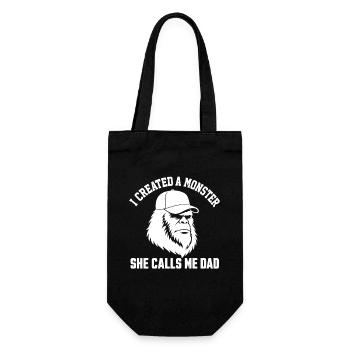 J’ai créé un monstre. Elle m’appelle papa. - Sac à bouteille - noir - Devant