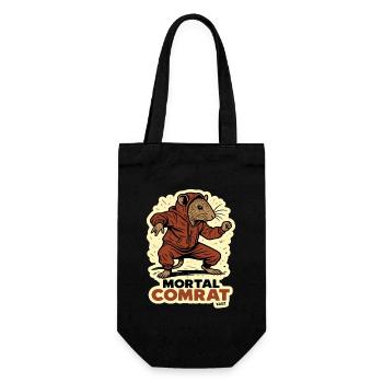 Sweat à capuche de combattant rat camarade - Sac à bouteille - noir - Devant