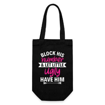 Bloque son numéro, laisse le petit moche l’avoir - Sac à bouteille - noir - Devant