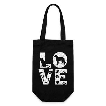 Love Pets Vet Icons Collection - Sac à bouteille - noir - Devant