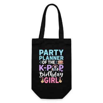 Organisatrice de fêtes de la fille d’anniversaire de K Pop - Sac à bouteille - noir - Devant