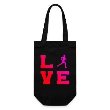 Idée cadeau pour une course à pied - Sac à bouteille - noir - Devant