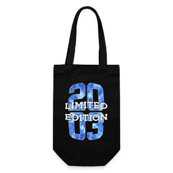 LIMITED EDITION 2003 23 JAHRE 23. GEBURTSTAG - Geschenkbeutel für Flaschen - Schwarz - Vorne