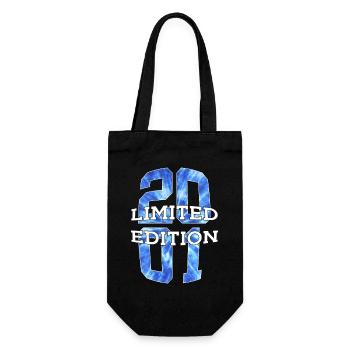 LIMITED EDITION 2001 25 YEARS 25TH BIRTHDAY - Gift Bag for Bottles - black - Front