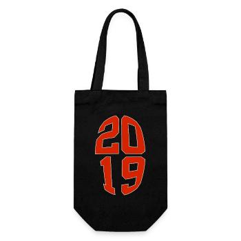 7 YEARS OLD 2019 7TH BIRTHDAY - Gift Bag for Bottles - black - Front