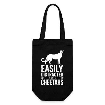 Paroles du guépard Cadeau drôle de guépard - Sac à bouteille - noir - Devant
